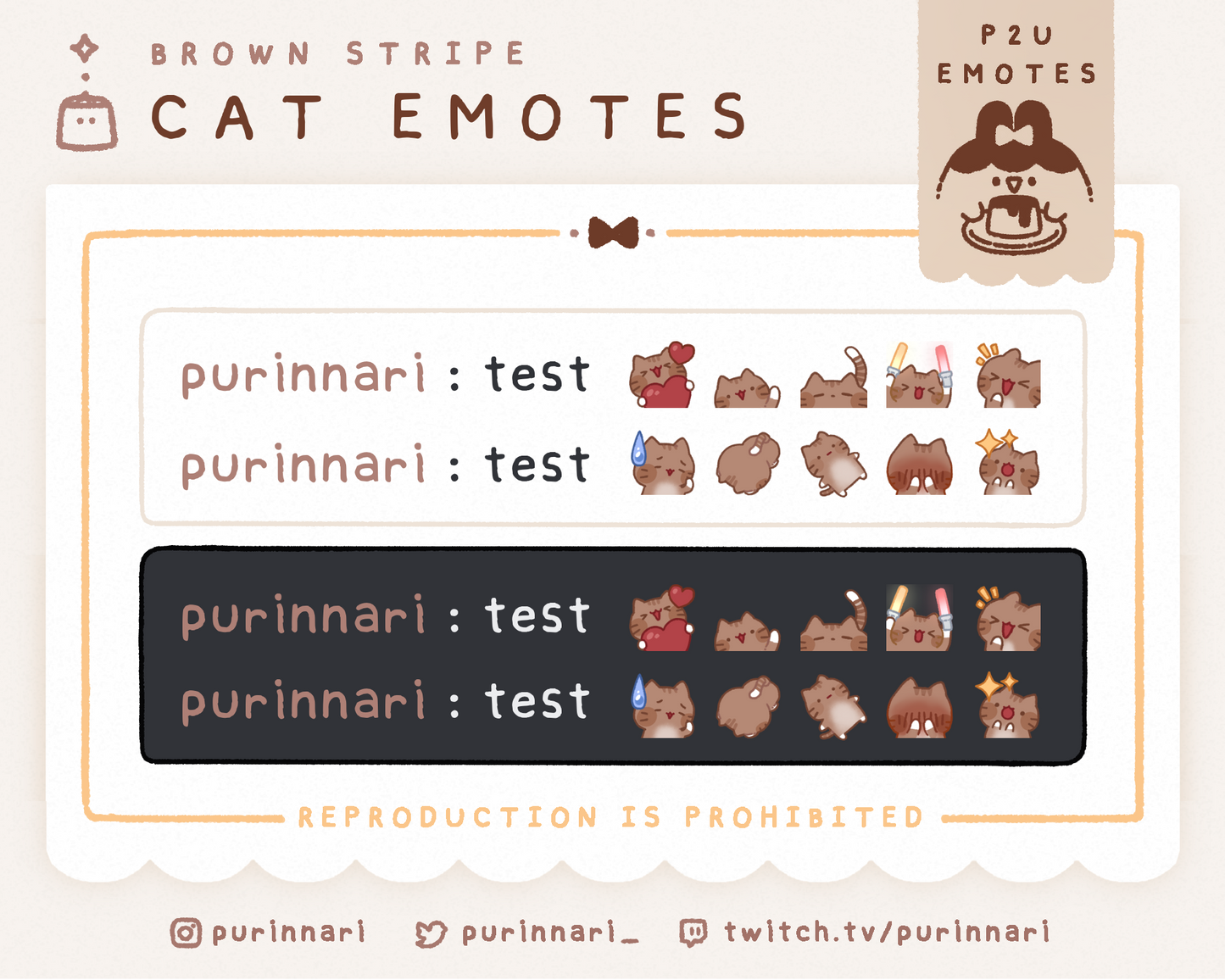 [ P2U ] Cat Emotes Bundle of 10 | Discord/Twitch/Youtube