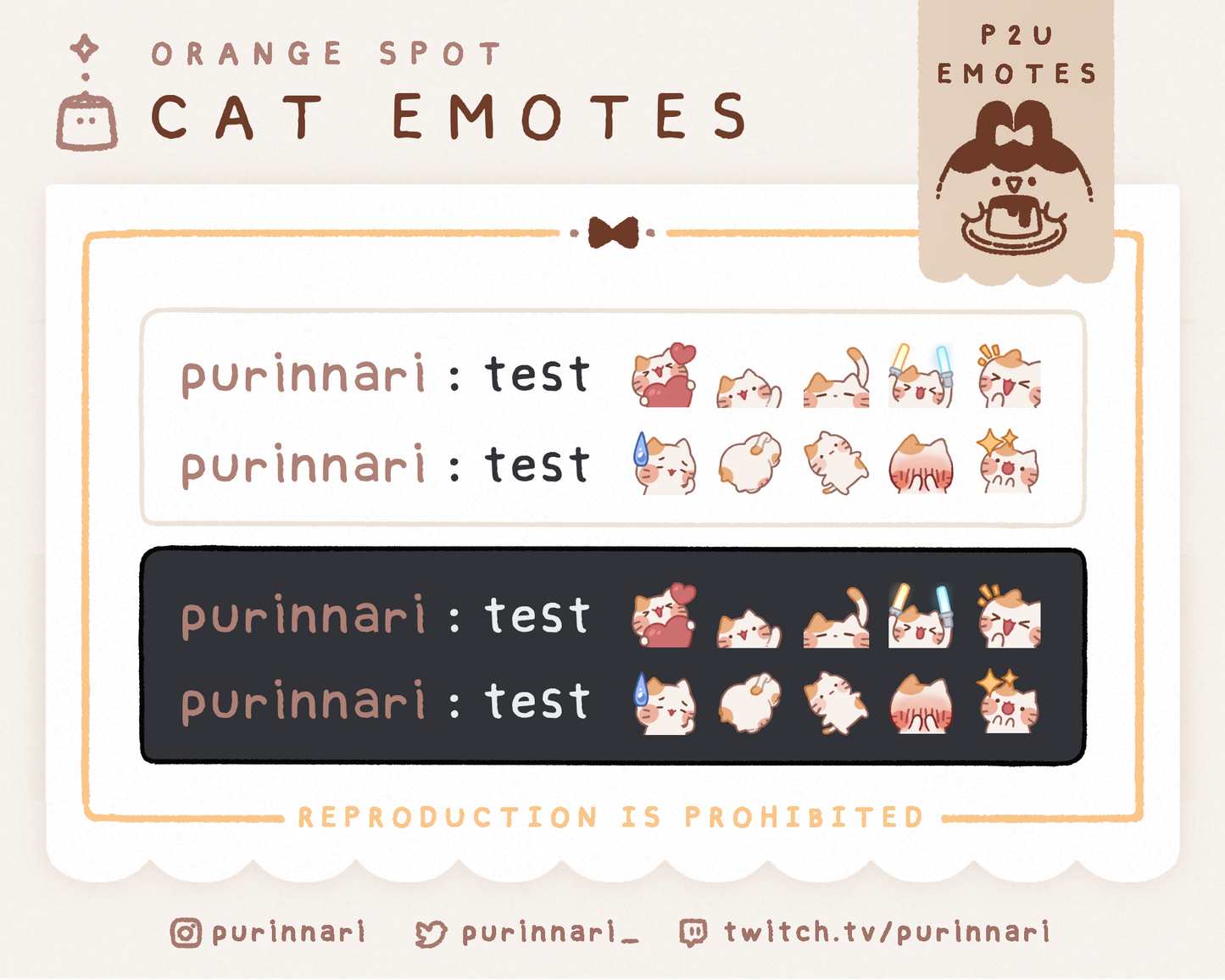 [ P2U ] Cat Emotes Bundle of 10 | Discord/Twitch/Youtube