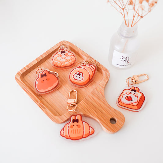 Original Plain Bread Keychain ⋮ Bunny Bakery