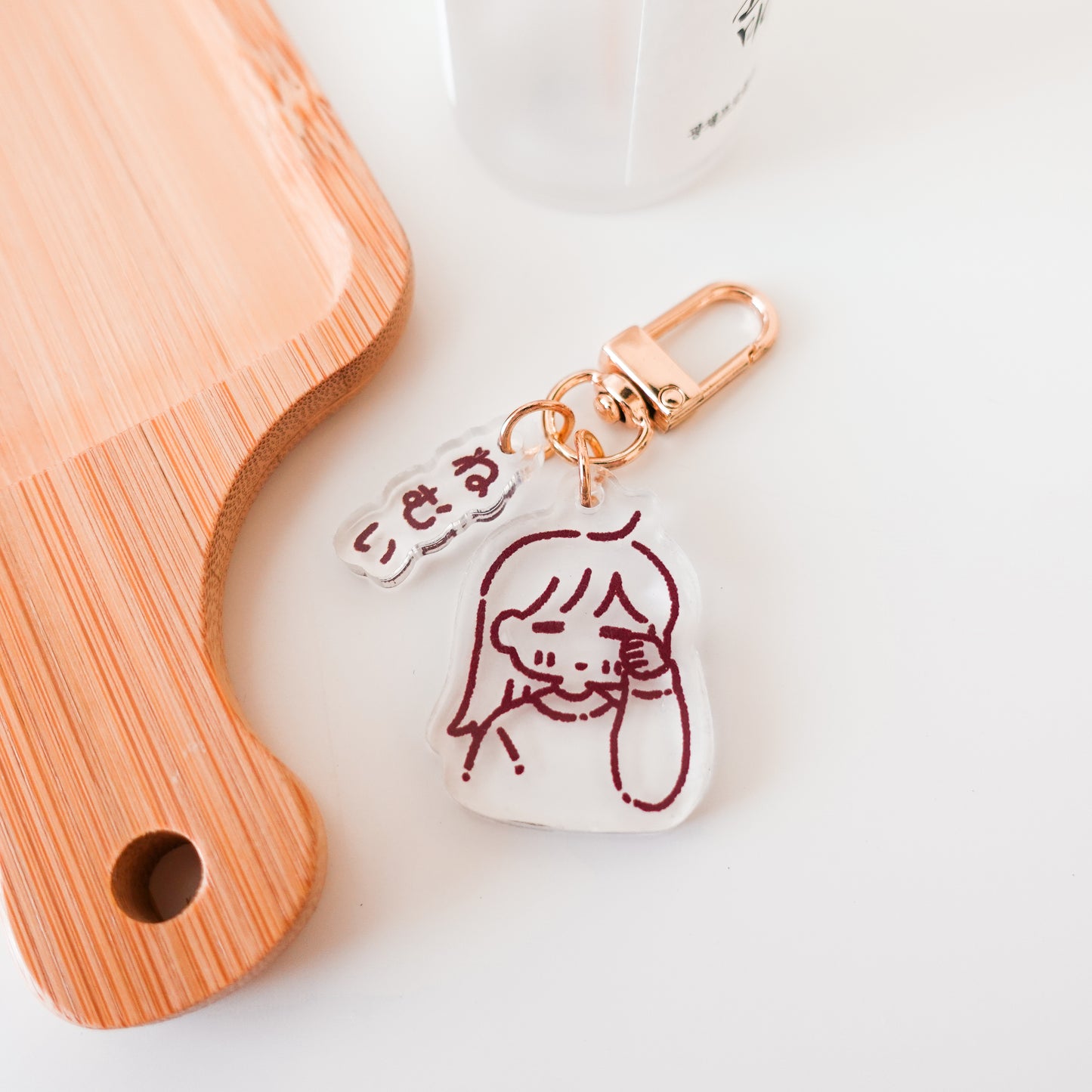 Sleepy Acrylic Charm Keychain ⋮ Sleepy Girl / Sleepy Boy