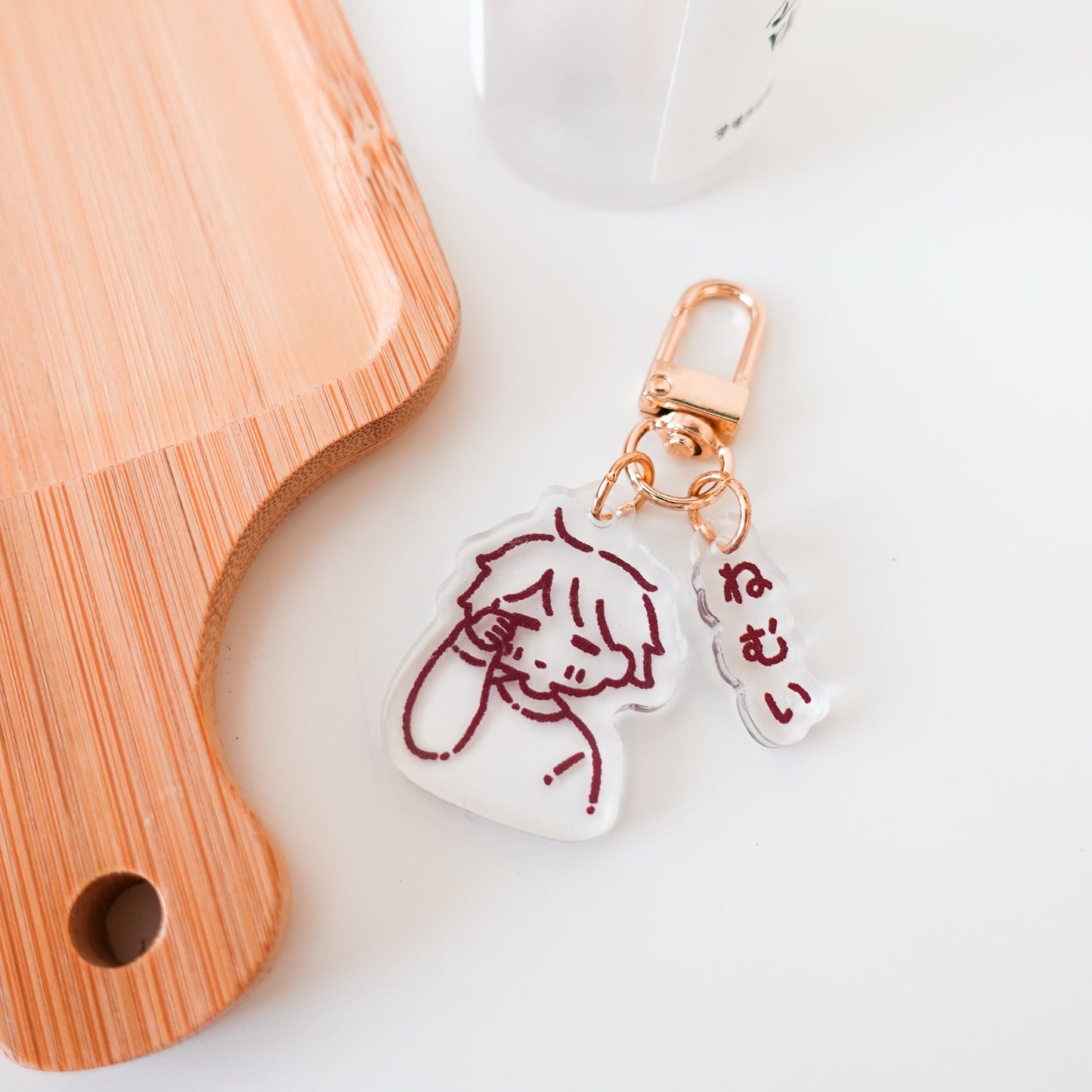 Sleepy Acrylic Charm Keychain ⋮ Sleepy Girl / Sleepy Boy