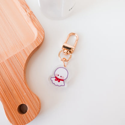 Teru Teru Bozu Acrylic Charm Keychain ⋮ Cute Rain Doll