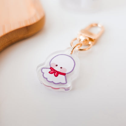 Teru Teru Bozu Acrylic Charm Keychain ⋮ Cute Rain Doll