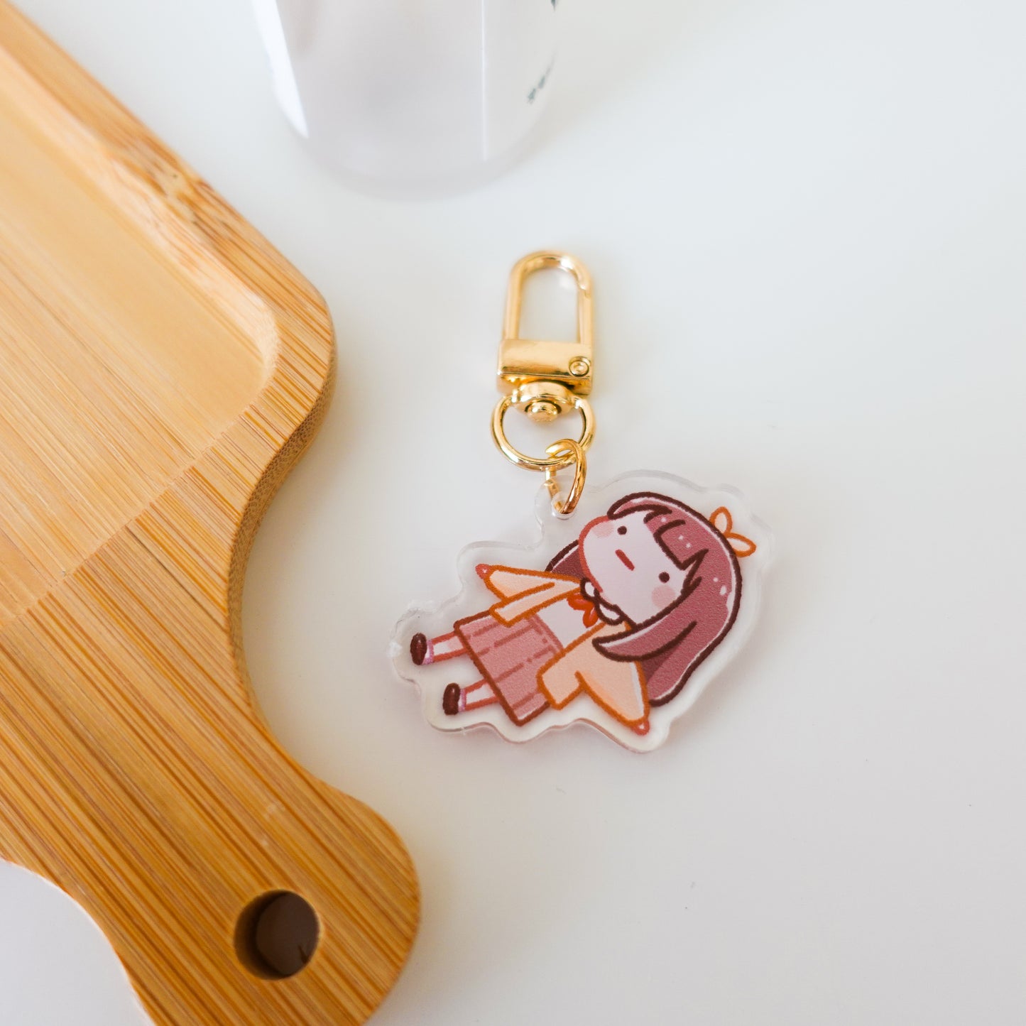 Purinnari Emotes Acrylic Charm Keychain ⋮ PurinDed / PurinJii