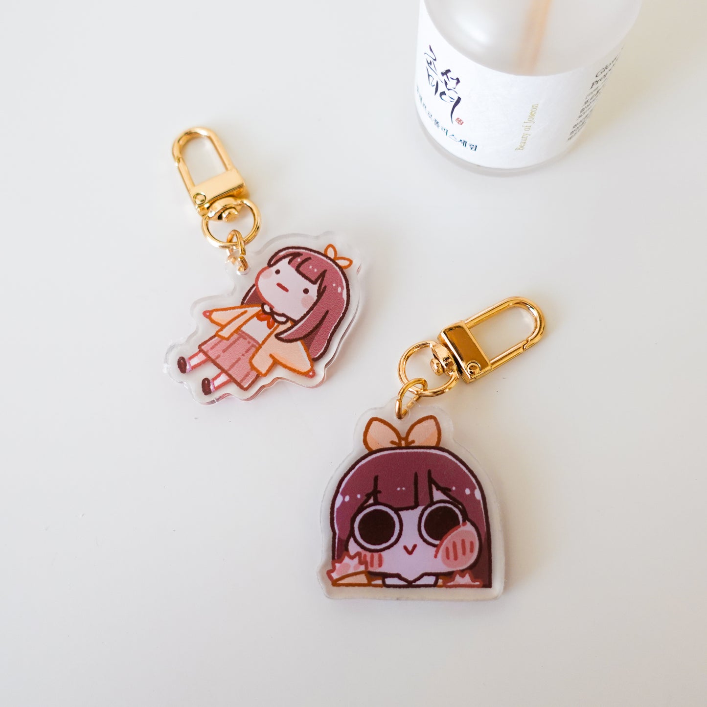 Purinnari Emotes Acrylic Charm Keychain ⋮ PurinDed / PurinJii