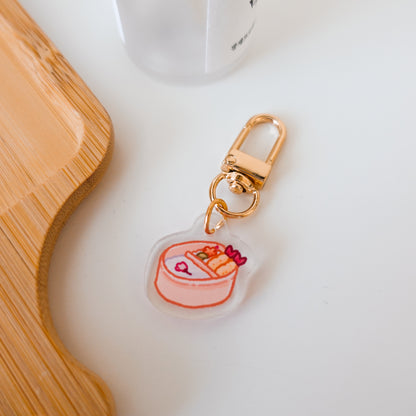 Hanami Picnic Acrylic Charm Keychains ⋮ Spring Sakura