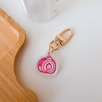 Sakura Desserts and Drinks Acrylic Charm Keychains ⋮ Spring Sakura