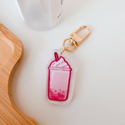 Sakura Desserts and Drinks Acrylic Charm Keychains ⋮ Spring Sakura