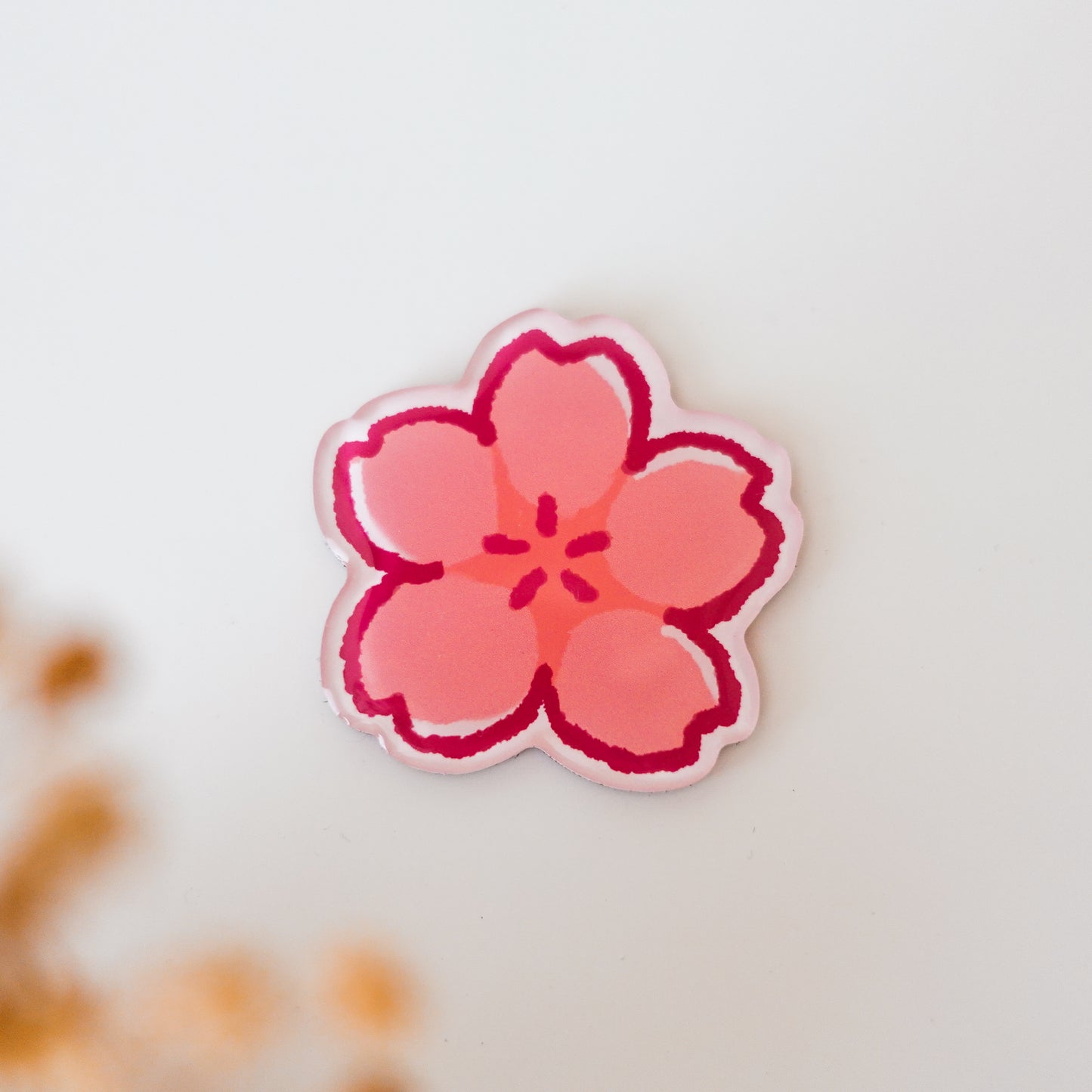 Sakura Acrylic Magnet ⋮ Spring Sakura Desserts