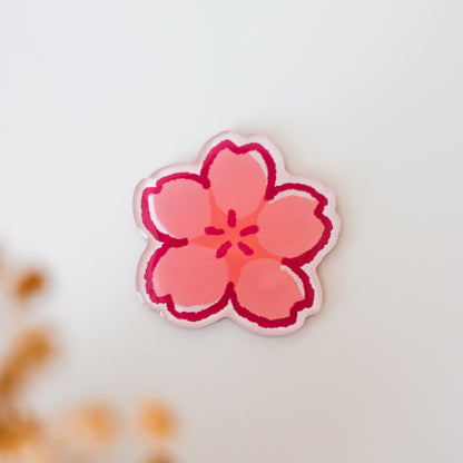 Sakura Acrylic Magnet ⋮ Spring Sakura Desserts