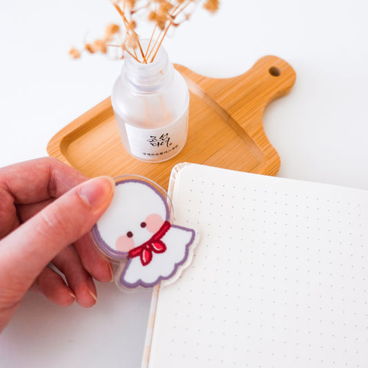 Teru Teru Bozu Acrylic Binder Clip ⋮ Cute Rain Doll