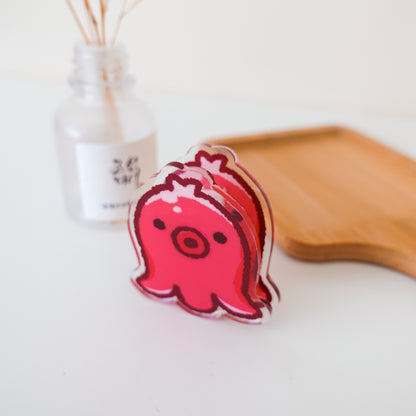 Tako Twins Acrylic Binder Clip ⋮ Cute Octopus Sausages