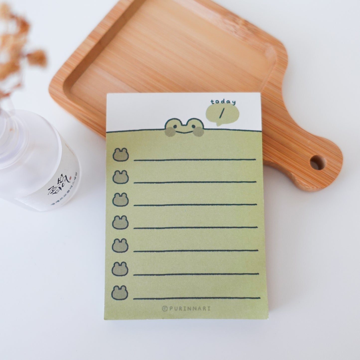 Cute Animal To-do List Memo Pad ⋮ Cat / Bunny / Frog / Chick / Bear