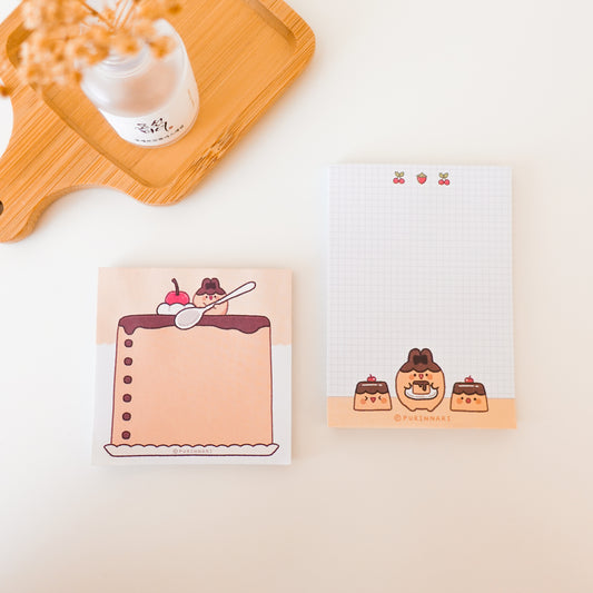 Puririn Sticky Note and Memo Pad ⋮ Bunny made of Purin