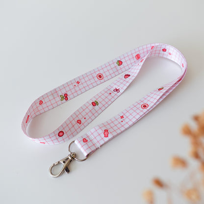 Small Things Deco Lanyard ⋮ Yellow Deco / Pink Deco