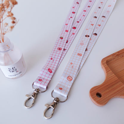 Small Things Deco Lanyard ⋮ Yellow Deco / Pink Deco