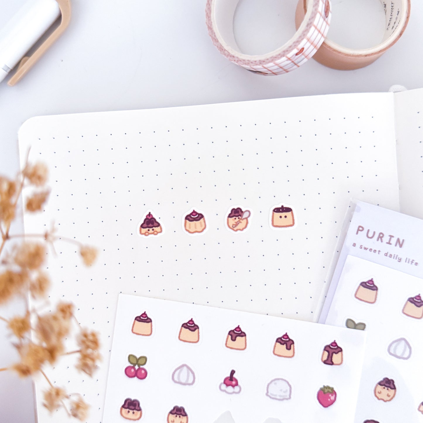 Purin Sticker Sheet ⋮ Puririn & Creme