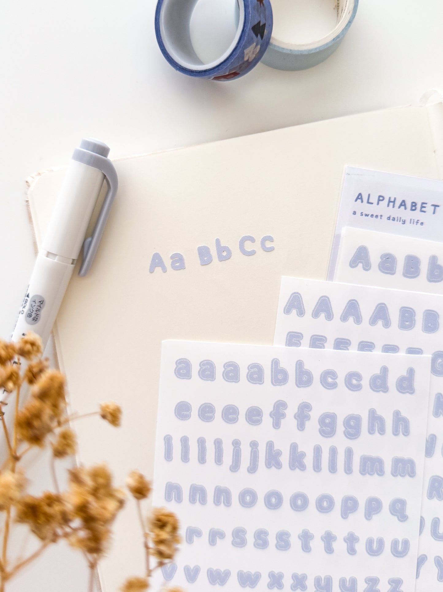 Alphabet Letter Sticker Sheet